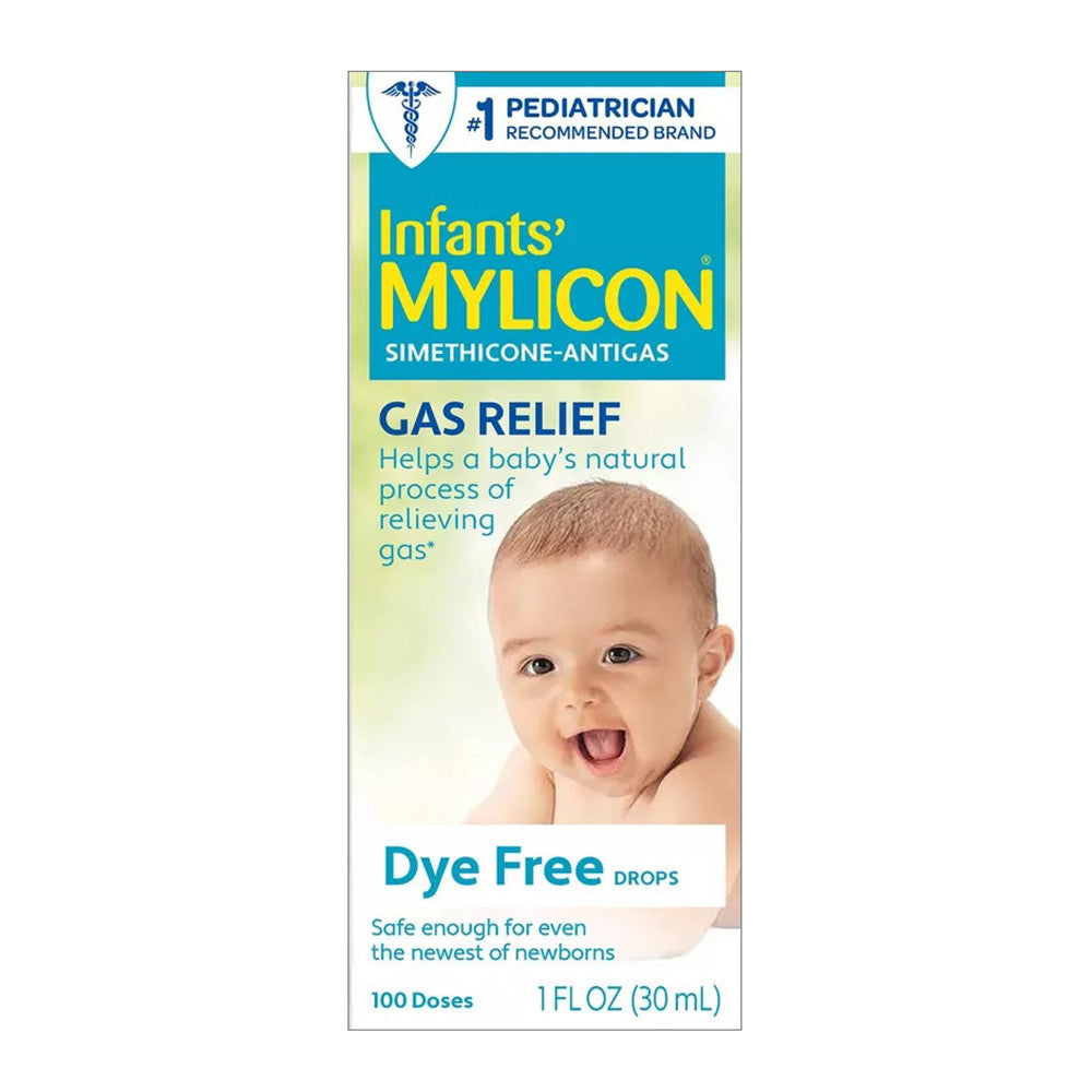 Mylicon Infants Drops Anti Gas Relief Dye Free Formula For Babys, 1 Oz